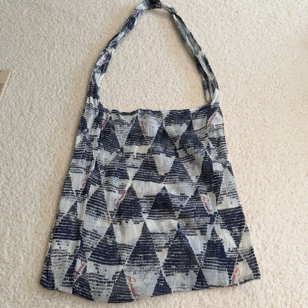 Free People Cloth/Gauze Tote Bag 15”x15”